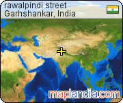 rawalpindi street satellite map