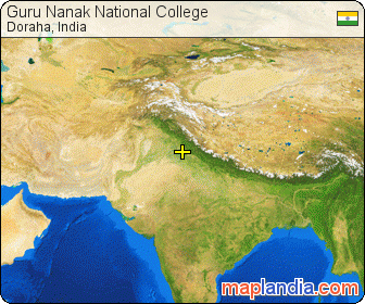 Guru Nanak National College satellite map