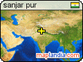 sanjar pur satellite map