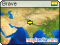 Brave's map homepage