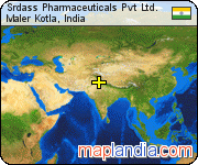 Srdass Pharmaceuticals Pvt Ltd.  satellite map