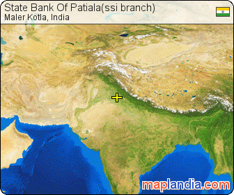 State Bank Of Patiala(ssi branch) satellite map