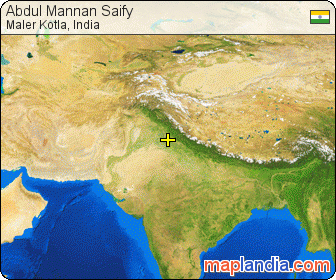 Abdul Mannan Saify satellite map