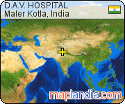 D.A.V. HOSPITAL satellite map