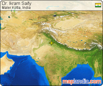 Dr. Ikram Saify satellite map