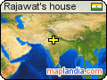 Rajawat's house satellite map