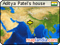 Aditya Patel's house satellite map