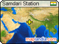 Samdari Station satellite map
