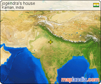 jogendra's house satellite map