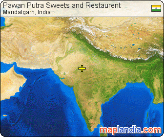 Pawan Putra Sweets and Restaurent satellite map
