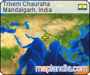 Triveni Chauraha satellite map