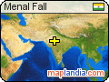 Menal Fall satellite map