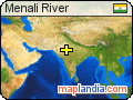 Menali River satellite map