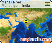 Menali River satellite map