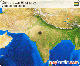 Devnarayan Bhojnalay satellite map