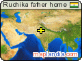 Ruchika father home satellite map