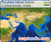 Ruchika father home satellite map