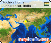 Ruchika home satellite map