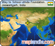 Way to School-Vrinda Foundation satellite map