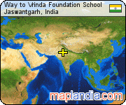 Way to Vrinda Foundation School satellite map