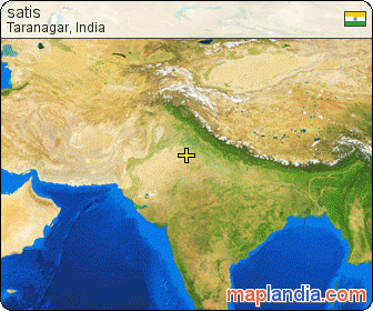 satis satellite map