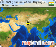 BIRAN ( Sasural of Mr. Bajrang ) satellite map