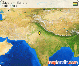 Dayaram Saharan satellite map