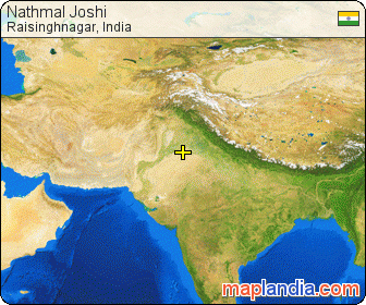 Nathmal Joshi satellite map