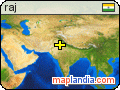 raj satellite map