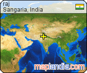 raj satellite map