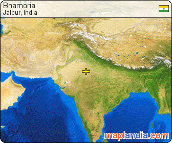 Bhamoria satellite map