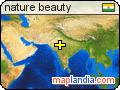 nature beauty satellite map