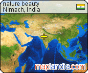 nature beauty satellite map