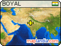 BOYAL satellite map