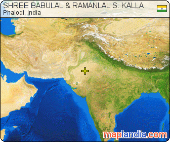 SHREE BABULAL & RAMANLAL S. KALLA   satellite map
