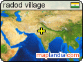 radod village satellite map