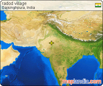 radod village satellite map