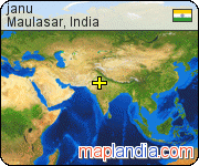 janu satellite map