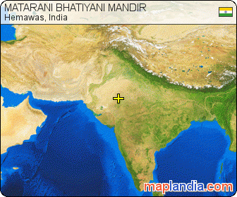MATARANI BHATIYANI MANDIR satellite map