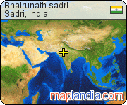 Bhairunath sadri satellite map