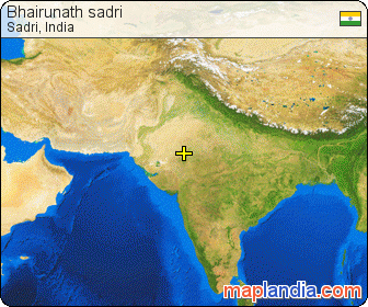 Bhairunath sadri satellite map