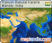 Rakesh Babulal Kararia satellite map