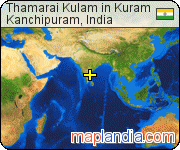 Thamarai Kulam in Kuram satellite map