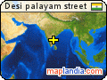 Desi palayam street satellite map