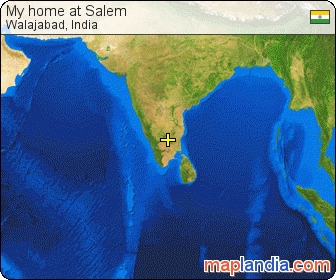 My home at Salem satellite map