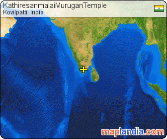KathiresanmalaiMuruganTemple satellite map