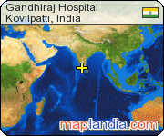 Gandhiraj Hospital satellite map