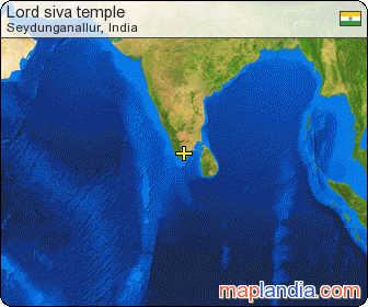 Lord siva temple satellite map