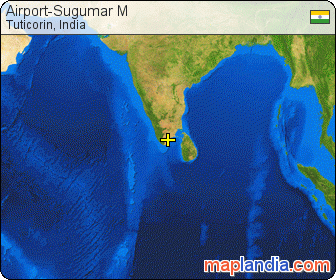 Airport-Sugumar M satellite map