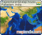 Rajasekaran&balaji house satellite map
